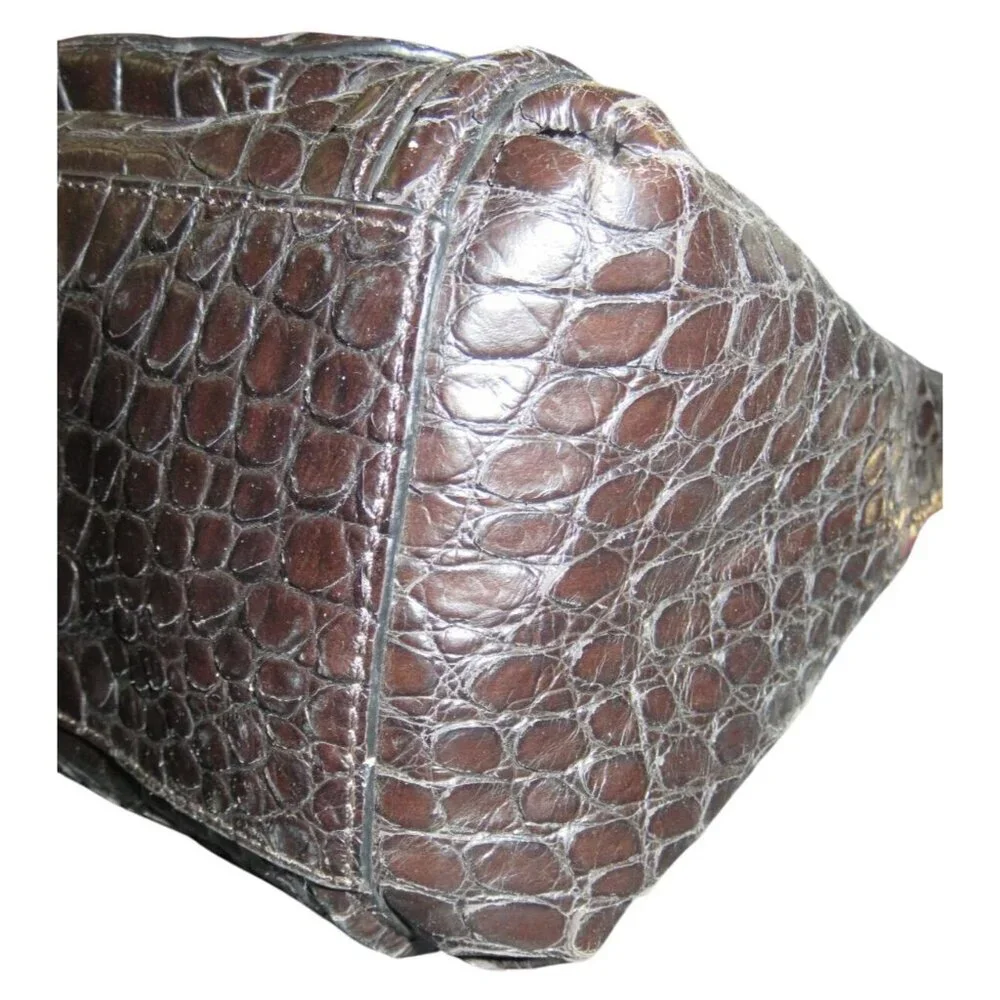 Coach Madison Croc Embossed Sadie Flap Satchel Crossbody 2013 F26335 - Picture 11 of 13